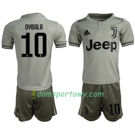 Koszulka Juventus Dybala 10 Dziecięcy Wyjazdowe Koszulki Piłkarskie 2018-2019 Krótki Rękaw